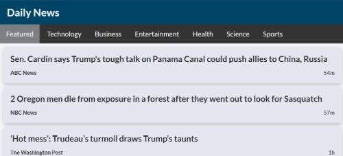 News web app